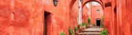 Mur coloré du couvent de Santa Catalina, Arequipa, Pérou