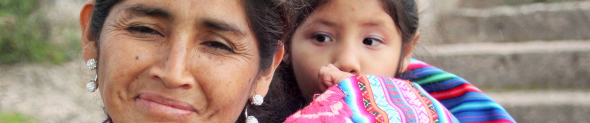 Femme péruvienne avec son enfant, Pérou