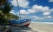 Vue sur un bateau, bord de mer, plage,Pérou