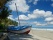 Vue sur un bateau, bord de mer, plage,Pérou